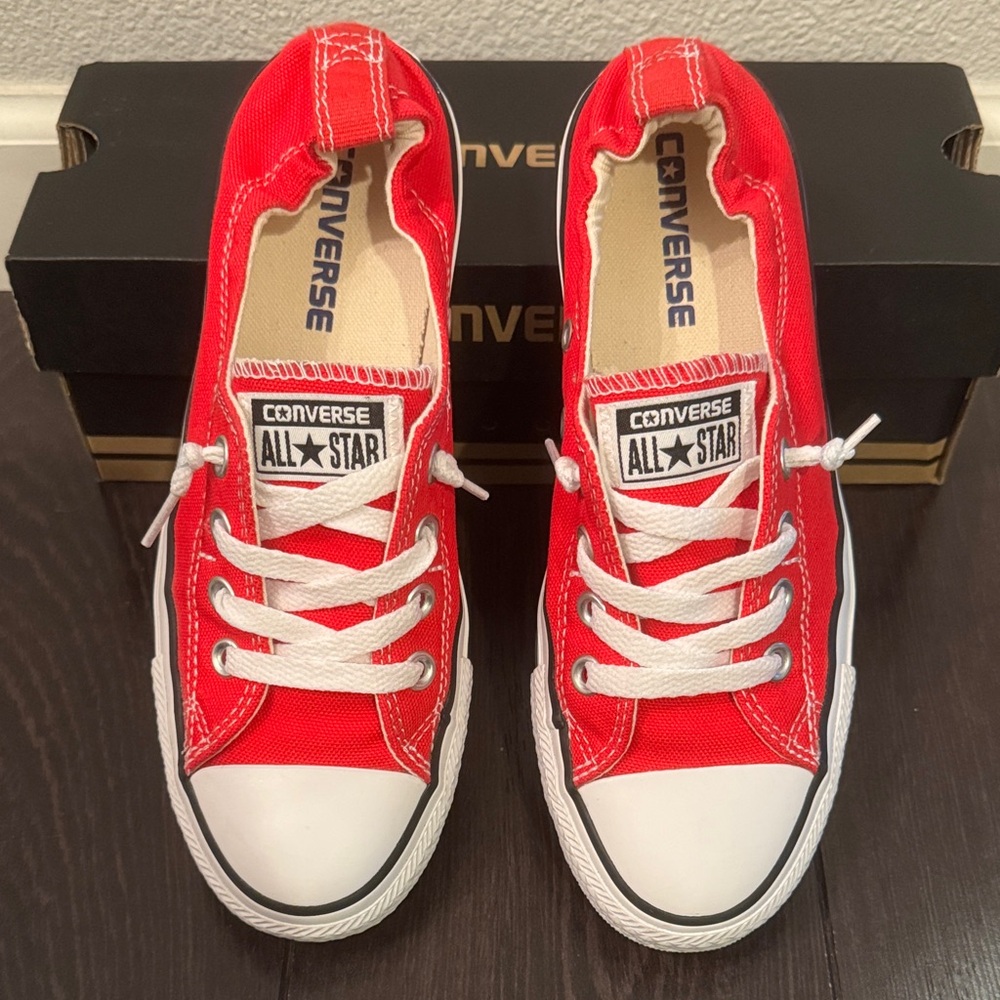 Converse Chuck Taylor Shoreline Varsity Red Slip On - Picture 3 of 7